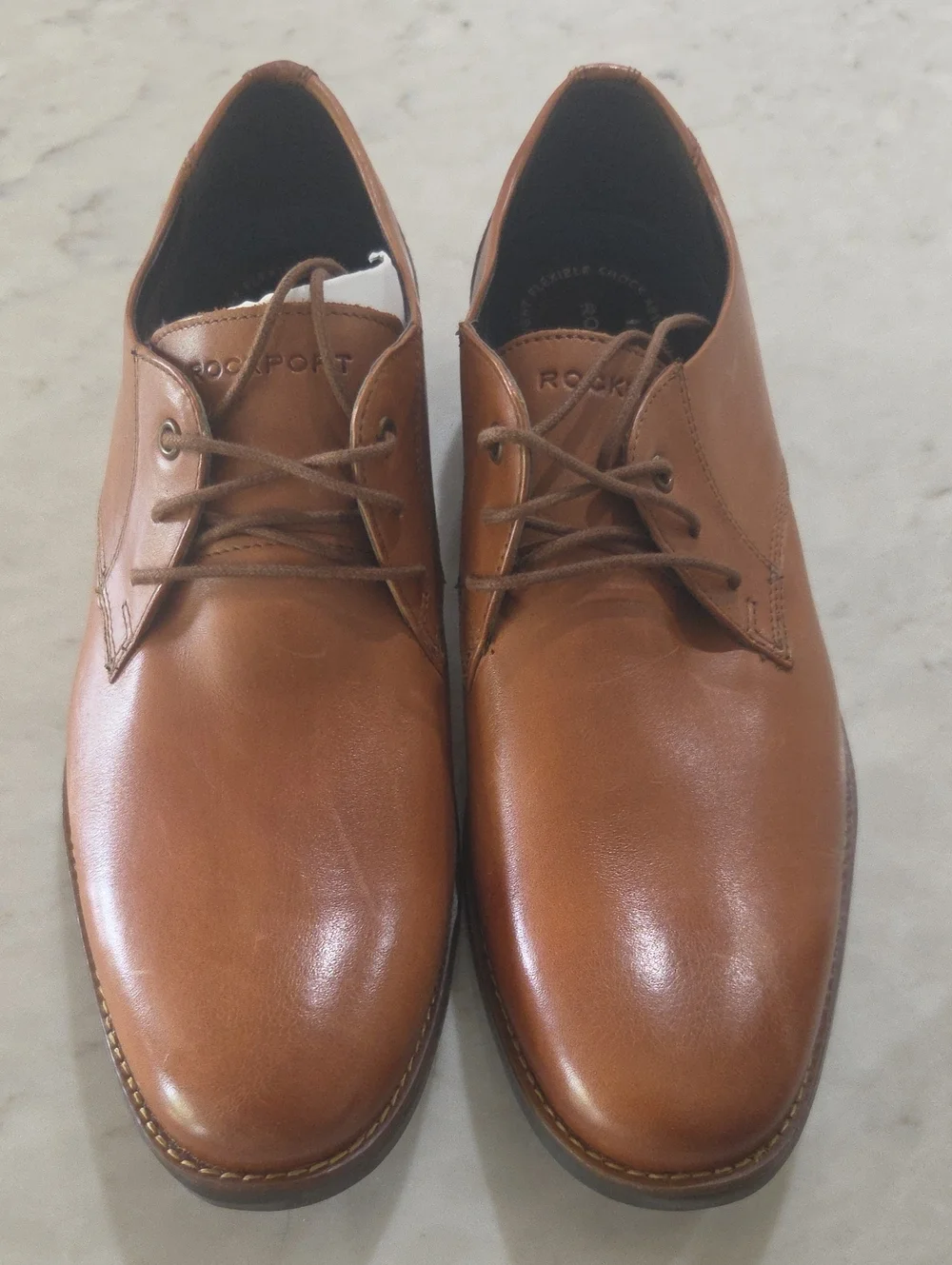 Rockport Men's Tan Leather Chukka Boots